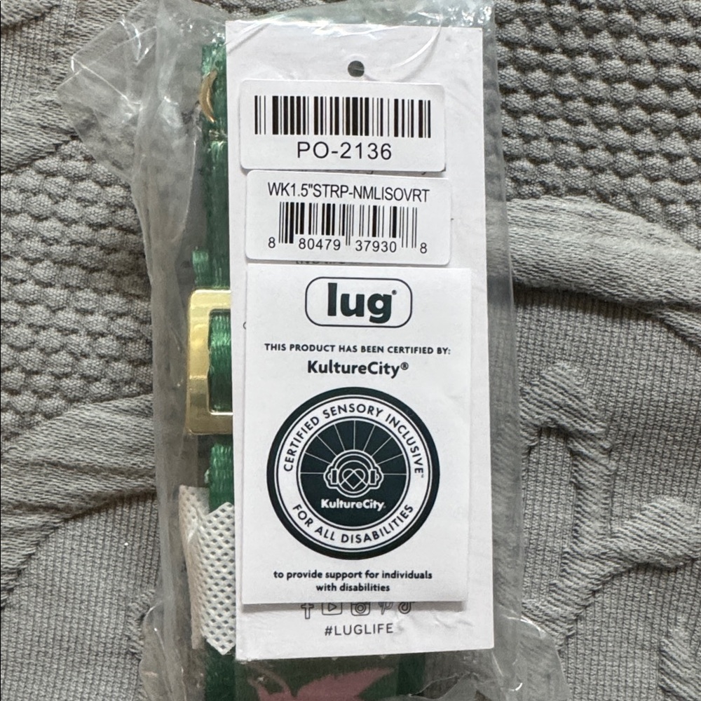 NWT Lug 1.5 inch webbed crossbody strap - Normal Is Overrated